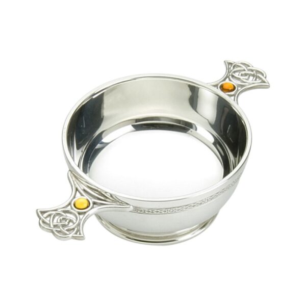 Quaich - Kelt Örgüsü Taşlı - Görsel 1