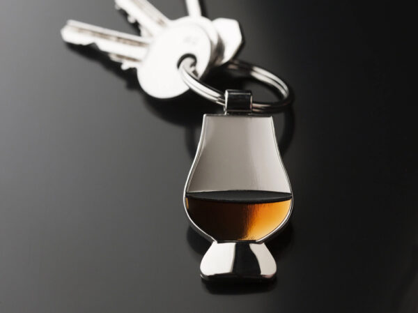 glencairn tadım kadehi formunda anahtarlık 5cm