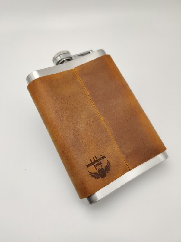 Meleklerin payı matara, özel tasarım matara, el yapımı, handmade, içki matarası, içki şişesi