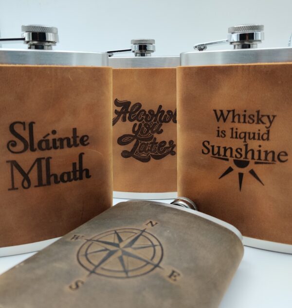 Meleklerin payı matara, özel tasarım matara, el yapımı, handmade, içki matarası, içki şişesi