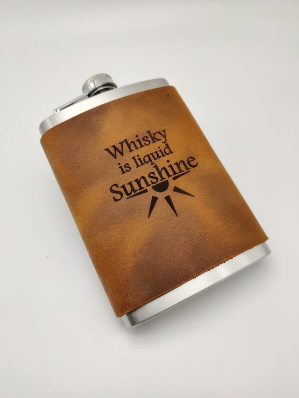 Meleklerin payı matara, özel tasarım matara, el yapımı, handmade, içki matarası, içki şişesi