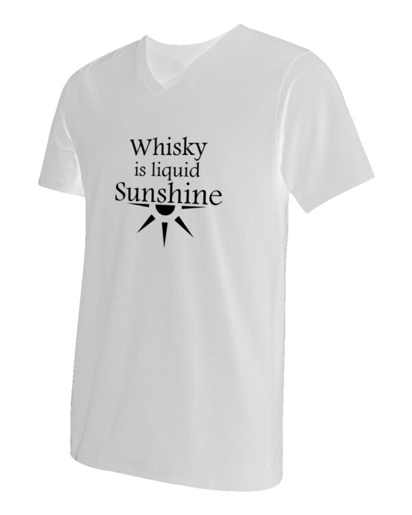 whisky is liquid sunshine tshirt, %100 pamuk süprem kumaş