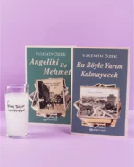adınıza imzalı 2 kitap ve rakı kadehi set