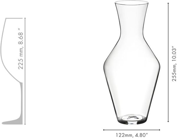 şarap dekanteri, riedel