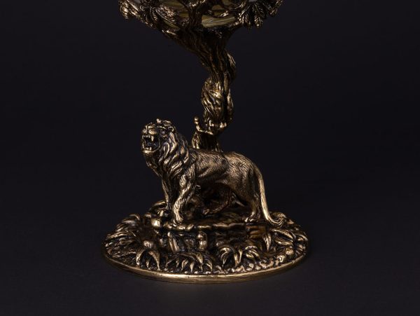 Özel Tasarım Şarap Kadehi Aslan - Görsel 4