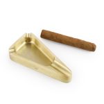 Coho Brazen Döküm Pirinç Puroluk & Küllük & Puro Standı Hediye Seti - Görsel 5