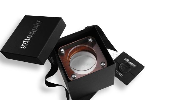 Premium Tekli Ceviz Viski Kadeh Standı - Görsel 2