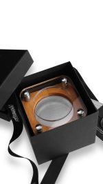 Premium Tekli Ceviz Viski Kadeh Standı - Görsel 3