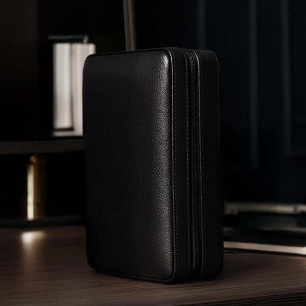 Sedero Premium Deri Puro Taşıma Çantası – 4'lü İspanyol Sediri Kaplamalı - Görsel 4