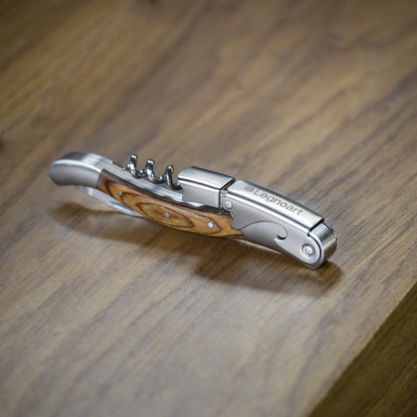 Legnoart Roero Grand Cru Sommelier Light Wood Ahşap Tirbuşon - Görsel 3