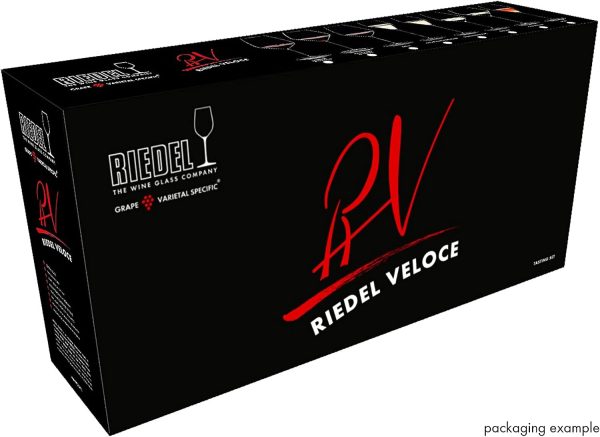 RIEDEL Veloce Tasting Set 4'lü Kristal Kadeh Seti - Görsel 3