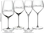 RIEDEL Veloce Tasting Set 4'lü Kristal Kadeh Seti